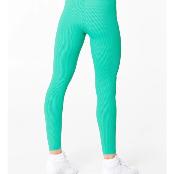Year of Ours Green Ribbed Leggings - Picture 8 of 8